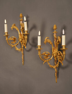 H Vian-appliques boucs-Tobogan Antiques-Antiquaire Paris 8eme-4