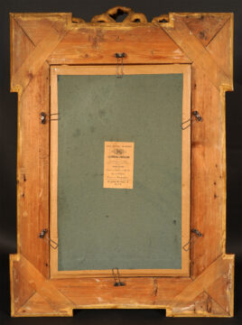 Paire de pastels représenant des Jeunes Femmes signés C.-J. Brochart – Tobogan Antiques – Antiquaire Paris 8eme-1
