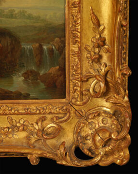 Paire de scènes de genre sur cuivre par FC Janneck – Tobogan Antiques – Antiquaire Paris 8eme-3