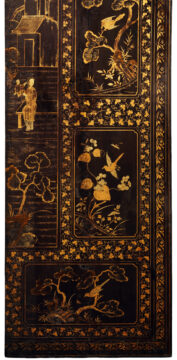 Paravent chinois en laque d&rsquo;époque Qianlong – Tobogan Antiques – Antiquaire Paris 8eme-12