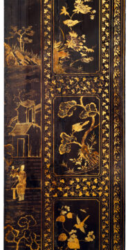 Paravent chinois en laque d&rsquo;époque Qianlong – Tobogan Antiques – Antiquaire Paris 8eme-13