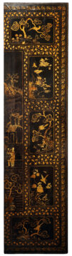 Paravent chinois en laque d&rsquo;époque Qianlong – Tobogan Antiques – Antiquaire Paris 8eme-14
