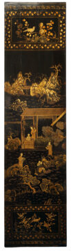 Paravent chinois en laque d&rsquo;époque Qianlong – Tobogan Antiques – Antiquaire Paris 8eme-17