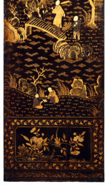Paravent chinois en laque d&rsquo;époque Qianlong – Tobogan Antiques – Antiquaire Paris 8eme-20