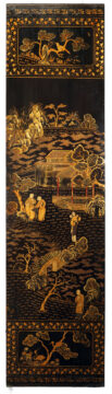Paravent chinois en laque d&rsquo;époque Qianlong – Tobogan Antiques – Antiquaire Paris 8eme-24