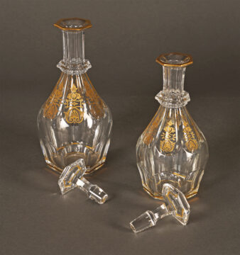Partie de service en cristal modèle Harcourt Empire de Baccarat – Tobogan Antiques – Antiquaire Paris 8eme-12