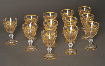 Partie de service en cristal modèle Harcourt Empire de Baccarat – Tobogan Antiques – Antiquaire Paris 8eme-19