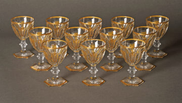 Partie de service en cristal modèle Harcourt Empire de Baccarat – Tobogan Antiques – Antiquaire Paris 8eme-20