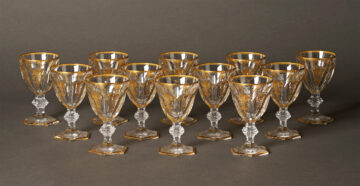 Partie de service en cristal modèle Harcourt Empire de Baccarat – Tobogan Antiques – Antiquaire Paris 8eme-21