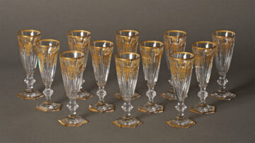 Partie de service en cristal modèle Harcourt Empire de Baccarat – Tobogan Antiques – Antiquaire Paris 8eme-23