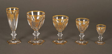 Partie de service en cristal modèle Harcourt Empire de Baccarat – Tobogan Antiques – Antiquaire Paris 8eme-24