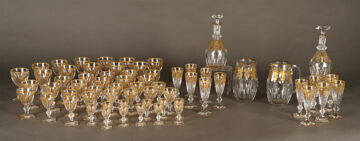 Partie de service en cristal modèle Harcourt Empire de Baccarat – Tobogan Antiques – Antiquaire Paris 8eme-25
