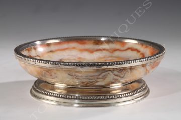 Charming Bowl <br/> Onyx and Silver