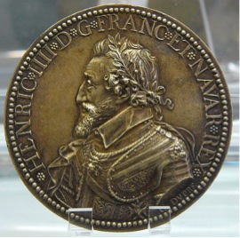 Médaille Henri IV-Tobogan-Antiques