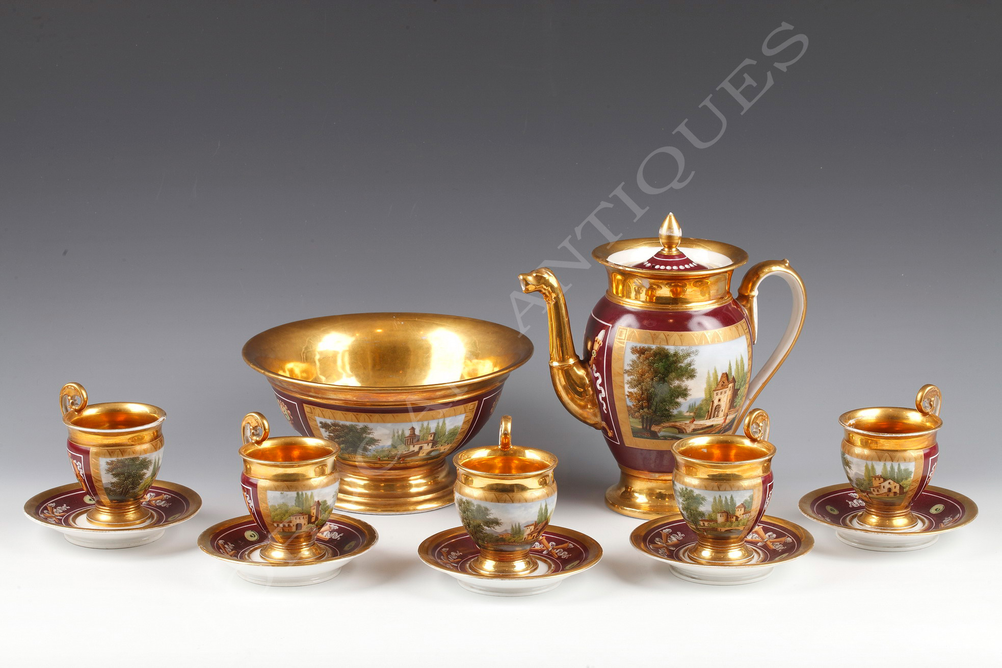 Paris porcelain <br/> Tea set