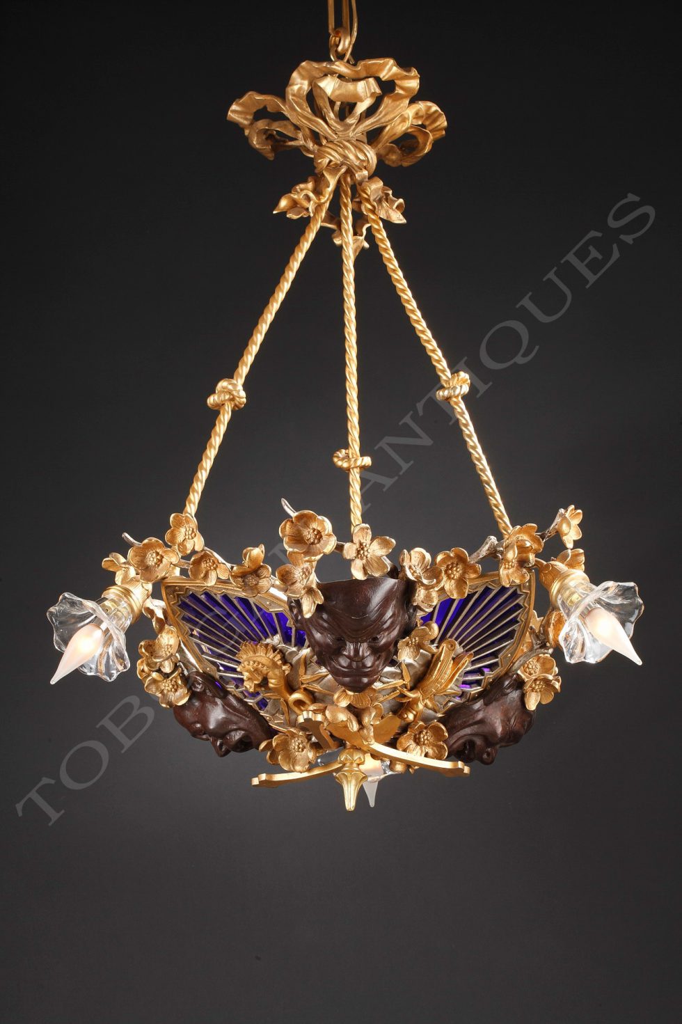 E. Soleau <br/> Japanese style Chandelier