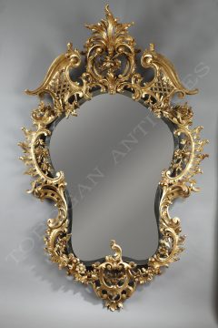 Miroir en bois doré - Tobogan Antiques - Antiquaire Paris