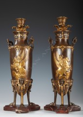 f-levillain-et-f-barbedienne-paire-de-bougeoirs-neo-grecs