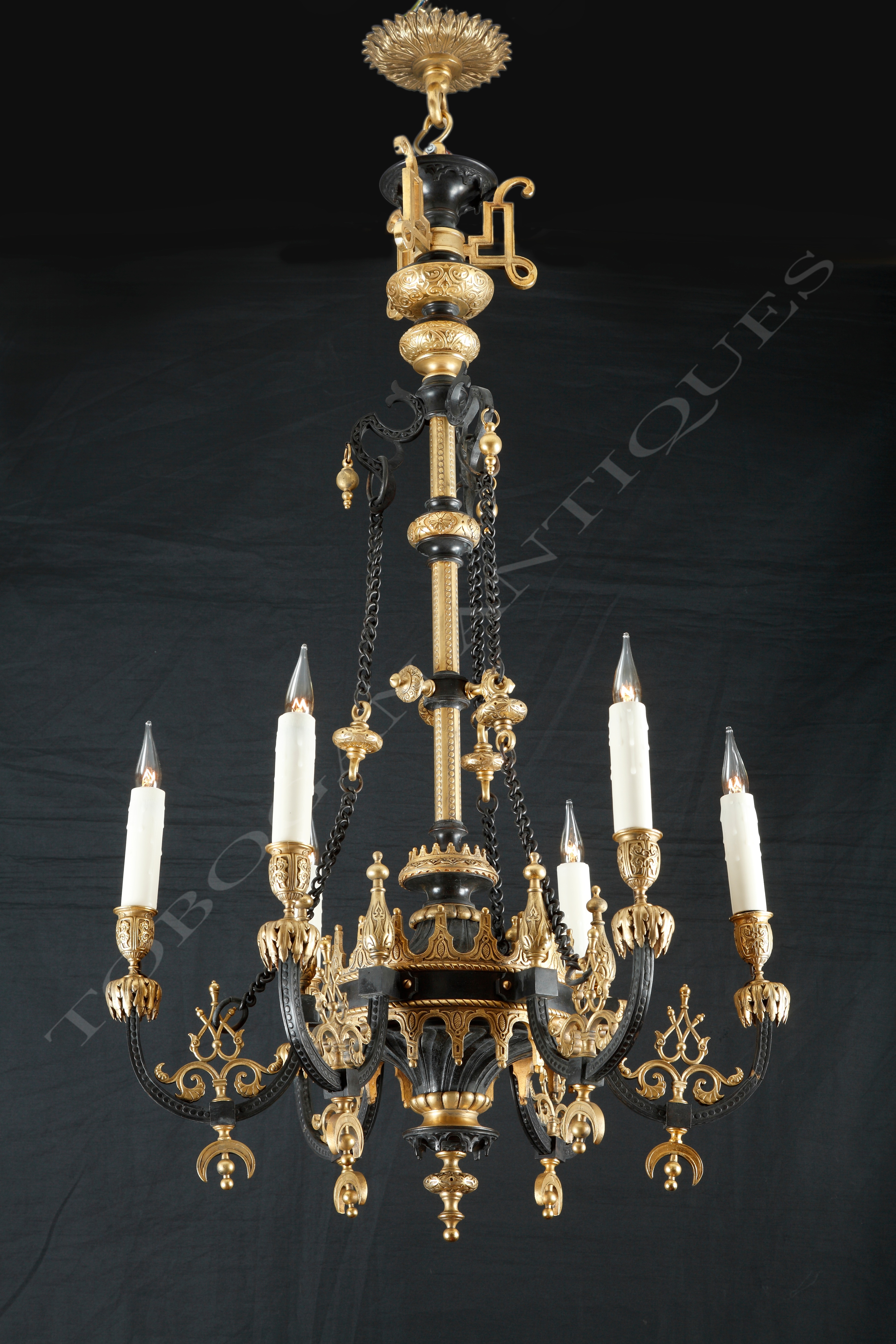 F. Barbedienne<br />Ottoman style chandelier