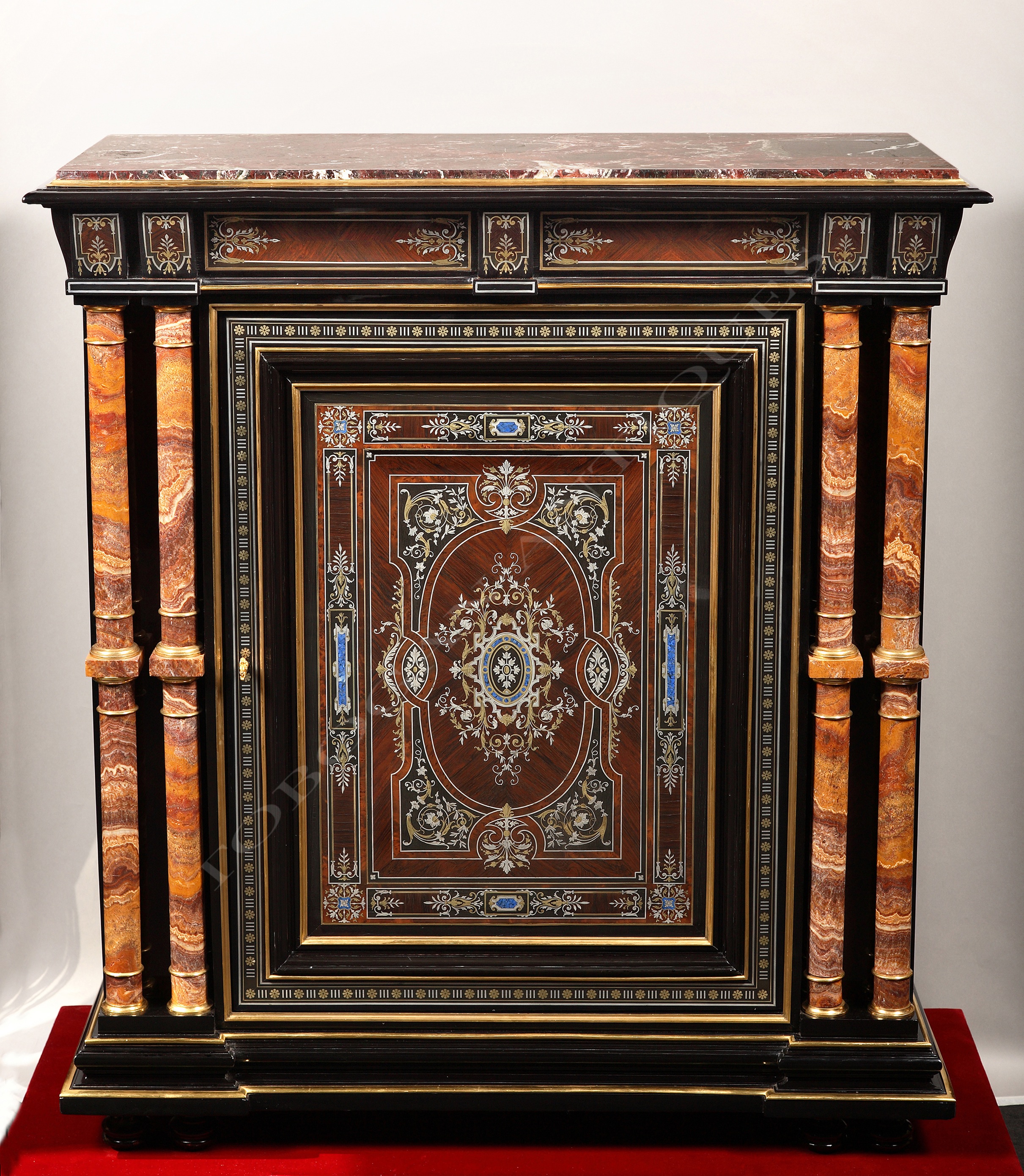 Susse Frères<br />Marquetry cabinet